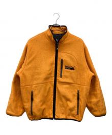 FIRST DOWN（ファーストダウン）の古着「90s フリースジャケット」｜オレンジ