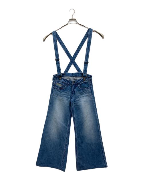 EVISU DONNA（エヴィスドンナ）EVISU DONNA (エヴィスドンナ) デニムサロペット インディゴ サイズ:w27の古着・服飾アイテム