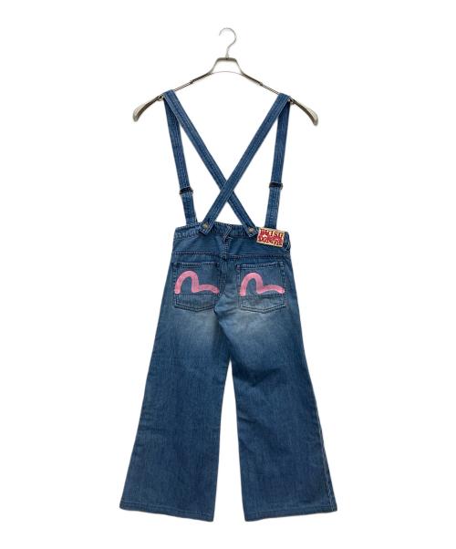 EVISU DONNA（エヴィスドンナ）EVISU DONNA (エヴィスドンナ) デニムサロペット インディゴ サイズ:w27の古着・服飾アイテム