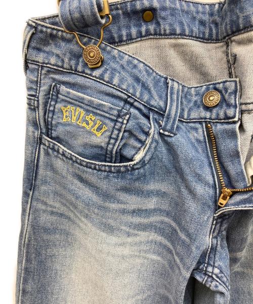 EVISU DONNA（エヴィスドンナ）EVISU DONNA (エヴィスドンナ) デニムサロペット インディゴ サイズ:w27の古着・服飾アイテム