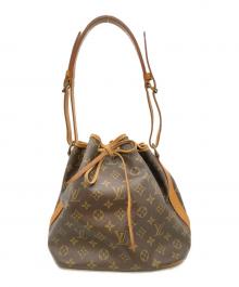 LOUIS VUITTON（ルイ ヴィトン）の古着「ショルダーバッグ プチノエ モノグラム　」｜ブラウン