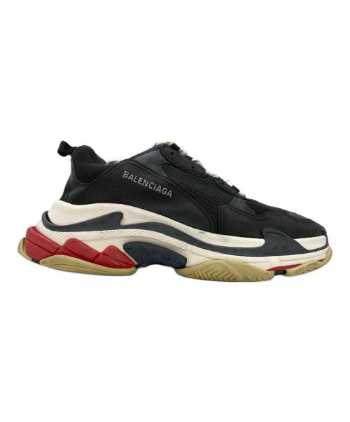 BALENCIAGA（バレンシアガ）BALENCIAGA (バレンシアガ) ローカットダッドスニーカー triple s ブラック サイズ:UK 9の古着・服飾アイテム