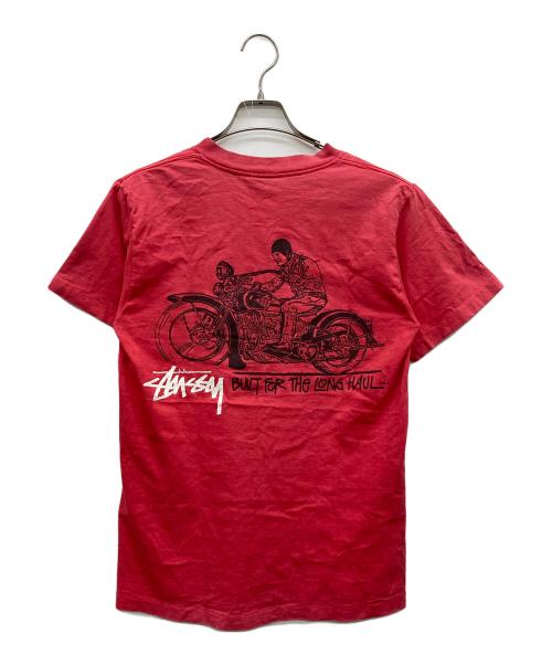 stussy（ステューシー）stussy (ステューシー) ハーレーバイクTシャツ レッド サイズ:Ｓの古着・服飾アイテム