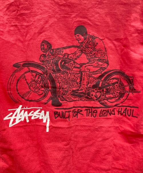 stussy（ステューシー）stussy (ステューシー) ハーレーバイクTシャツ レッド サイズ:Ｓの古着・服飾アイテム