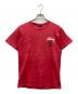 stussy（ステューシー）の古着「ハーレーバイクTシャツ」｜レッド