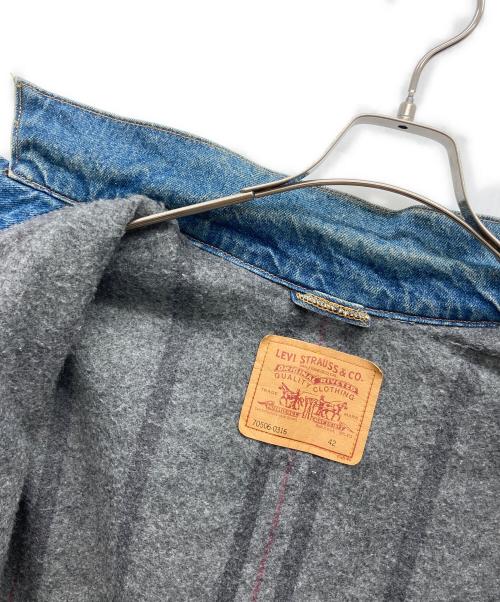 LEVI'S（リーバイス）LEVI'S (リーバイス) ブランケットライナーデニムジャケット インディゴ サイズ:42の古着・服飾アイテム