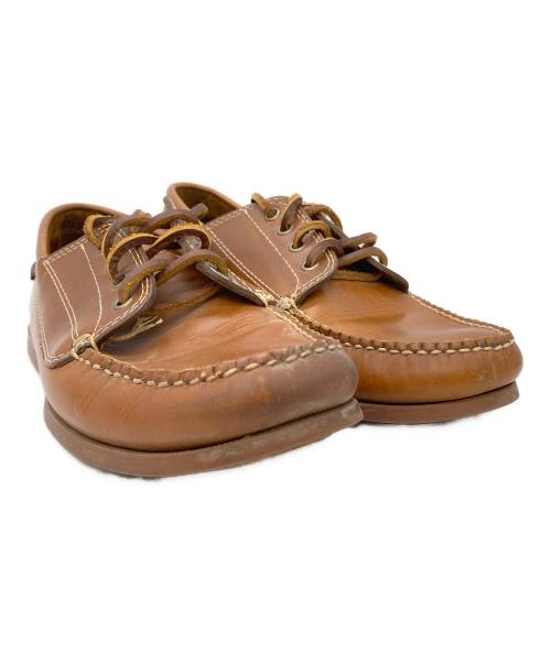 G.H.BASS&CO.（ジー・エイチ・バス）G.H.BASS&CO. (ジー・エイチ・バス) モックシューズ CAMP MOC ブラウン サイズ:9の古着・服飾アイテム