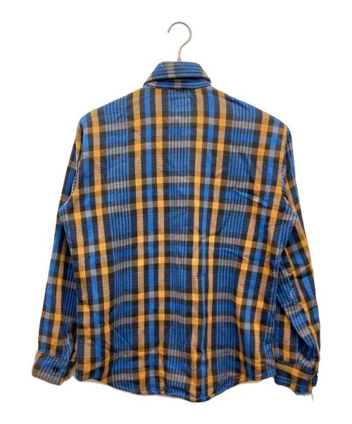 FIVE BROTHER（ファイブブラザー）FIVE BROTHER (ファイブブラザー) チェックネルシャツ 圧着タグ ネイビー サイズ:15-M-15 1/2の古着・服飾アイテム