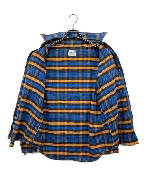 FIVE BROTHER（ファイブブラザー）FIVE BROTHER (ファイブブラザー) チェックネルシャツ 圧着タグ ネイビー サイズ:15-M-15 1/2の古着・服飾アイテム