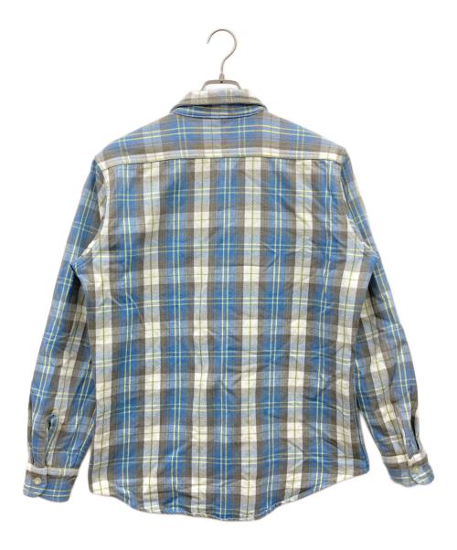 camco（カムコ）CAMCO (カムコ) チェックネルシャツ スカイブルー サイズ:LARGEの古着・服飾アイテム