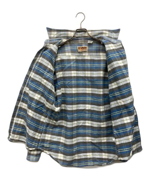 camco（カムコ）CAMCO (カムコ) チェックネルシャツ スカイブルー サイズ:LARGEの古着・服飾アイテム