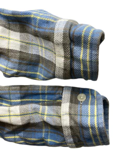 camco（カムコ）CAMCO (カムコ) チェックネルシャツ スカイブルー サイズ:LARGEの古着・服飾アイテム