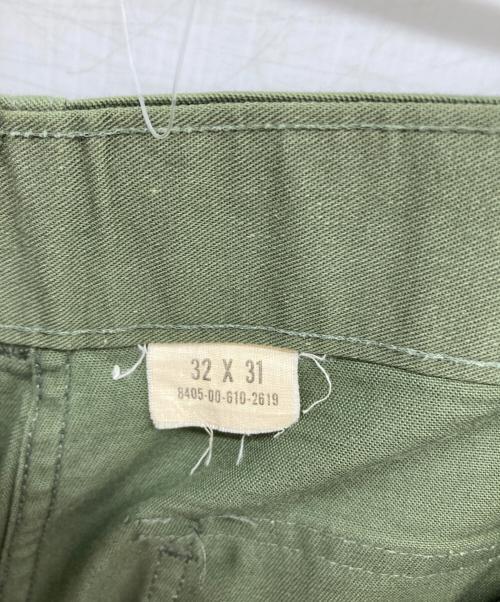 US ARMY（ユーエスアーミー）US ARMY (ユーエスアーミー) ベイカーパンツ 79年会計　 カーキ サイズ:32x31の古着・服飾アイテム