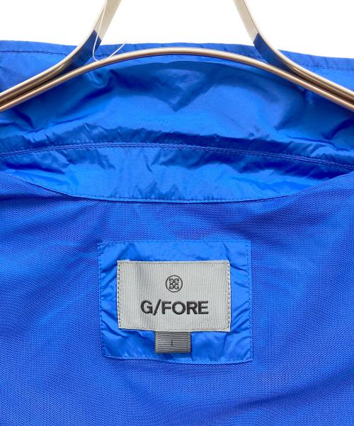 G/FORE（ジーフォア）G/FORE (ジーフォア) ショートスリーブナイロンジャケット ブルー サイズ:Lの古着・服飾アイテム