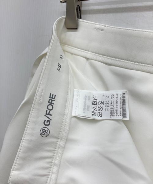 G/FORE（ジーフォア）G/FORE (ジーフォア) プリーツスカート ホワイト サイズ:67の古着・服飾アイテム