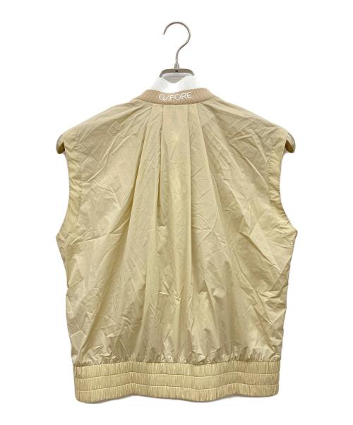 G/FORE（ジーフォア）G/FORE (ジーフォア) フェザーウェイトウーブンベスト ベージュ サイズ:Mの古着・服飾アイテム