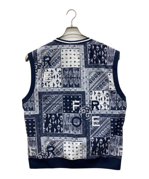 G/FORE（ジーフォア）G/FORE (ジーフォア) パターンシアサッカーベスト ネイビー サイズ:2XLの古着・服飾アイテム