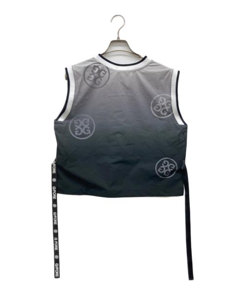 G/FORE（ジーフォア）G/FORE (ジーフォア) Vネックウーブンベスト ブラック サイズ:Sの古着・服飾アイテム