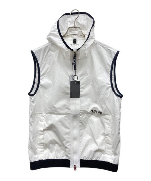 G/FORE（ジーフォア）G/FORE (ジーフォア) 2WAY デタッチャブルジャンパー ホワイト サイズ:XLの古着・服飾アイテム