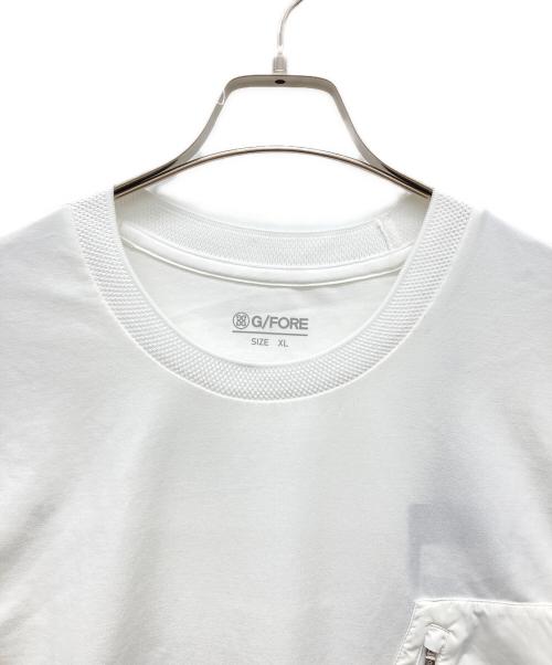 G/FORE（ジーフォア）G/FORE (ジーフォア) ハイブリッドウーブンミックスオーバーフィット ホワイト サイズ:XLの古着・服飾アイテム