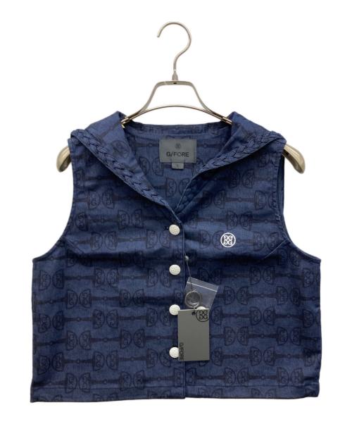 G/FORE（ジーフォア）G/FORE (ジーフォア) デニムセーラーベスト ネイビー サイズ:Sの古着・服飾アイテム