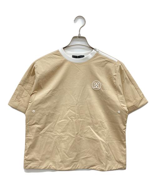 G/FORE（ジーフォア）G/FORE (ジーフォア) ジップ付きカットソー ベージュ サイズ:Sの古着・服飾アイテム