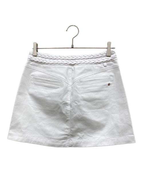 G/FORE（ジーフォア）G/FORE (ジーフォア) デニムライクスカート ホワイト サイズ:73の古着・服飾アイテム