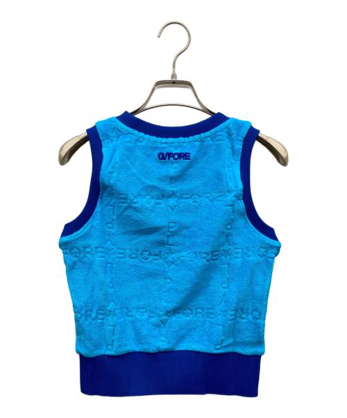 G/FORE（ジーフォア）G/FORE (ジーフォア) テリースリーブレス スカイブルー サイズ:XSの古着・服飾アイテム
