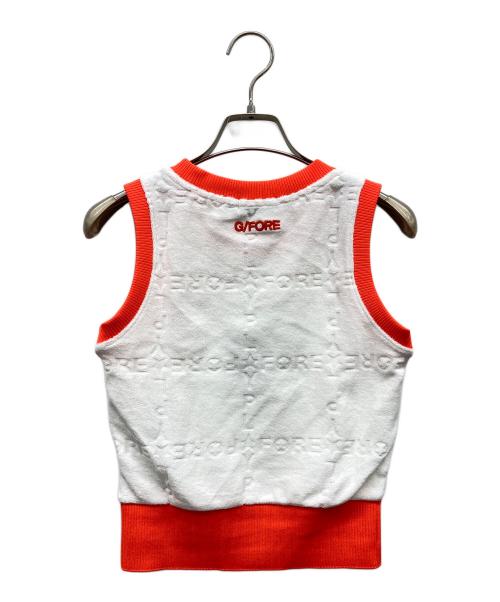 G/FORE（ジーフォア）G/FORE (ジーフォア) テリースリーブレス ホワイト サイズ:XSの古着・服飾アイテム