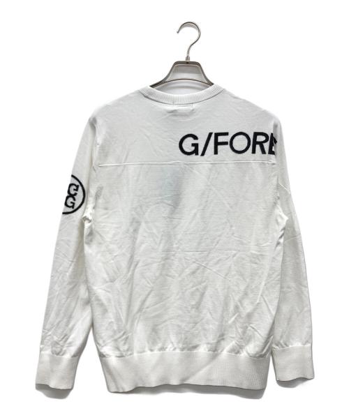 G/FORE（ジーフォア）G/FORE (ジーフォア) レーヨンニット ホワイト サイズ:XLの古着・服飾アイテム