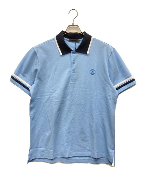 G/FORE（ジーフォア）G/FORE (ジーフォア) サマーリブカラーポロ スカイブルー サイズ:XLの古着・服飾アイテム