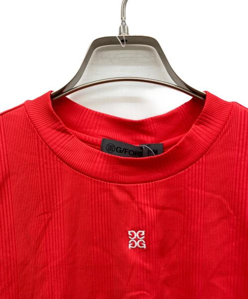 G/FORE（ジーフォア）G/FORE (ジーフォア) ラウンドネックTシャツ レッド サイズ:Mの古着・服飾アイテム