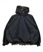 Dinoworksディノワークス）の古着「New egg hoodie」｜ブラック