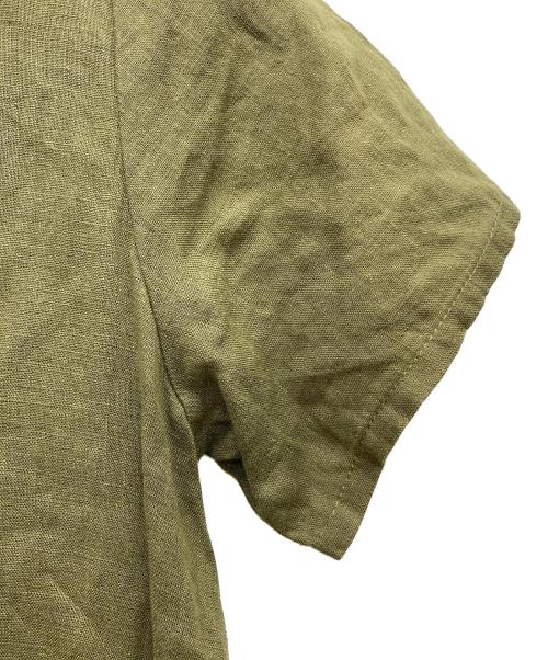 fog linen work（フォグリネンワーク）fog linen work (フォグリネンワーク) リネンワンピース グリーン サイズ:なしの古着・服飾アイテム