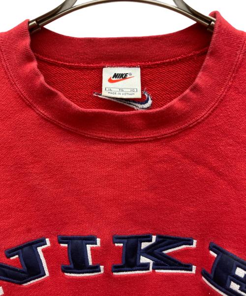 NIKE（ナイキ）NIKE (ナイキ) 90s ロゴスウェット レッド サイズ:XLの古着・服飾アイテム