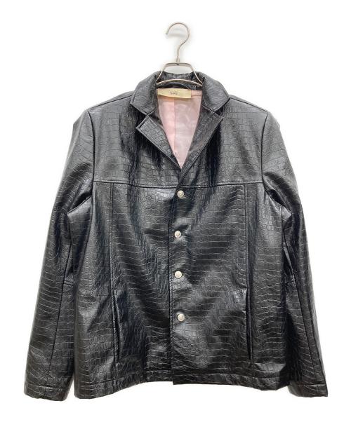 Sefr（セファ）Sefr (セファ) Francis Jacket / CROCO BLACK ブラック サイズ:Sの古着・服飾アイテム