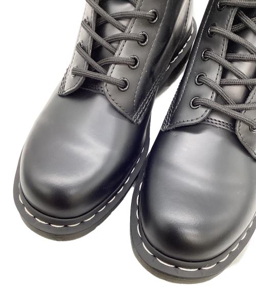 Dr.Martens（ドクターマーチン）Dr.Martens (ドクターマーチン) 1460 white stitch 8ホールブーツ ブラック サイズ:uk8の古着・服飾アイテム