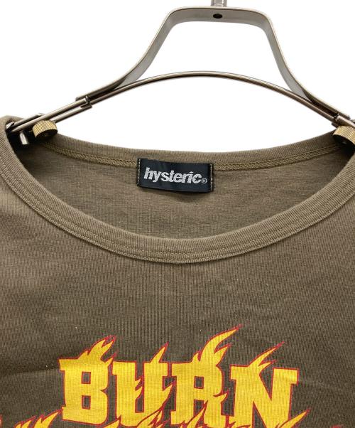 Hysteric Glamour（ヒステリックグラマー）Hysteric Glamour (ヒステリックグラマー) プリントカットソー ブラウン サイズ:FREEの古着・服飾アイテム