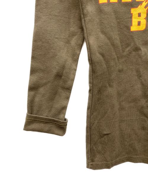 Hysteric Glamour（ヒステリックグラマー）Hysteric Glamour (ヒステリックグラマー) プリントカットソー ブラウン サイズ:FREEの古着・服飾アイテム