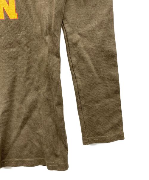 Hysteric Glamour（ヒステリックグラマー）Hysteric Glamour (ヒステリックグラマー) プリントカットソー ブラウン サイズ:FREEの古着・服飾アイテム
