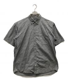 BALENCIAGA（バレンシアガ）の古着「All-over logo short-sleeve shirt」｜グレー