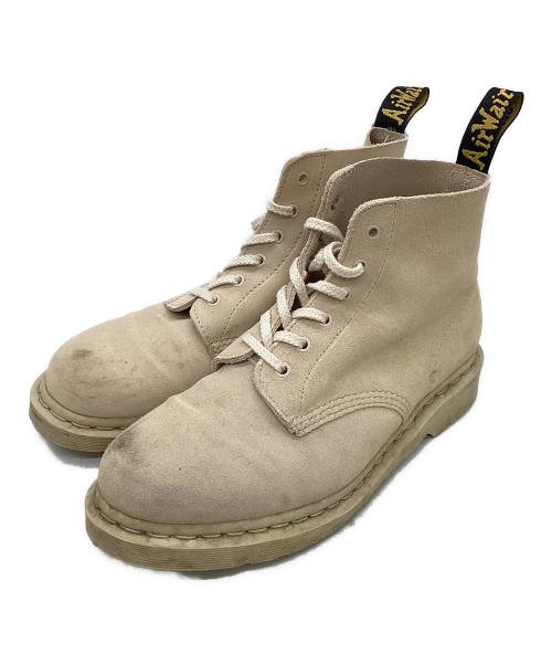 Dr.Martens（ドクターマーチン）Dr.Martens (ドクターマーチン) 101 MONO 6 ホール ブーツ アイボリー サイズ:uk8の古着・服飾アイテム