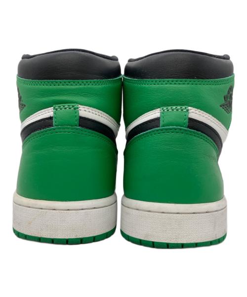 NIKE（ナイキ）NIKE (ナイキ) AIR JORDAN 1 RETRO HIGH OG ホワイト×グリーン サイズ:US9の古着・服飾アイテム