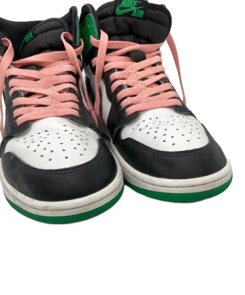 NIKE（ナイキ）NIKE (ナイキ) AIR JORDAN 1 RETRO HIGH OG ホワイト×グリーン サイズ:US9の古着・服飾アイテム