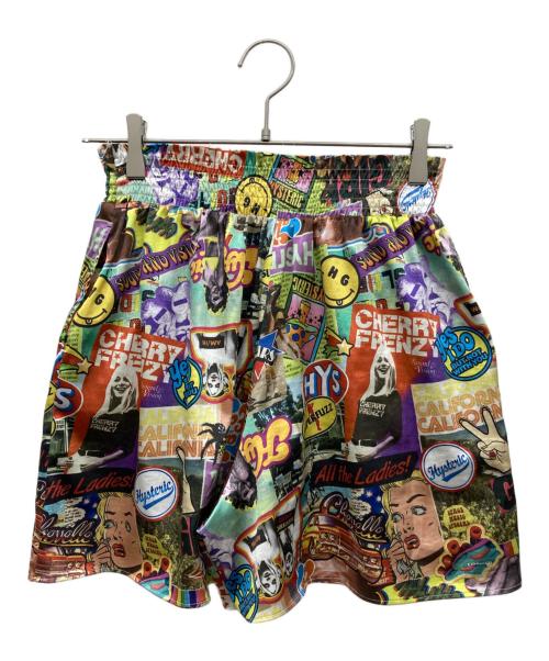 Hysteric Glamour（ヒステリックグラマー）Hysteric Glamour (ヒステリックグラマー) SUMMER OF 70S柄 キュロットパンツ マルチカラー サイズ:Sの古着・服飾アイテム
