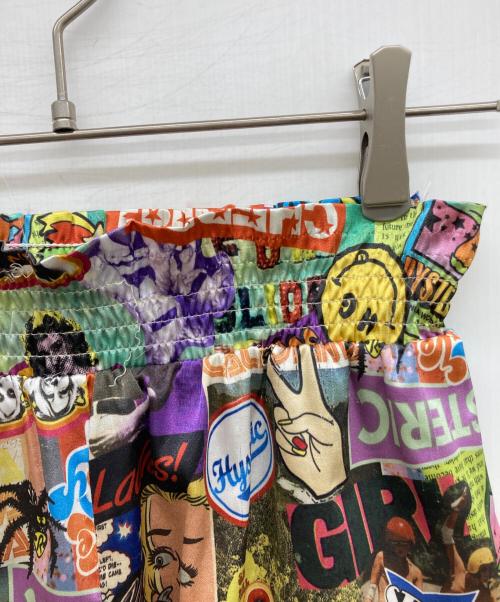 Hysteric Glamour（ヒステリックグラマー）Hysteric Glamour (ヒステリックグラマー) SUMMER OF 70S柄 キュロットパンツ マルチカラー サイズ:Sの古着・服飾アイテム