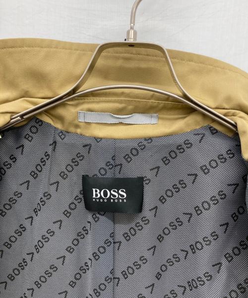 HUGO BOSS（ヒューゴ ボス）HUGO BOSS (ヒューゴ ボス) トレンチコート ブラウン サイズ:UK 48の古着・服飾アイテム