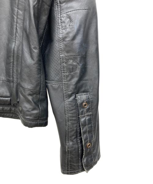 G-STAR RAW（ジースターロゥ）G-STAR RAW (ジースターロゥ) レザージャケット ブラック サイズ:XLの古着・服飾アイテム