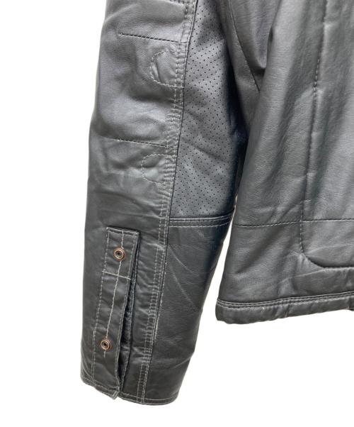 G-STAR RAW（ジースターロゥ）G-STAR RAW (ジースターロゥ) レザージャケット ブラック サイズ:XLの古着・服飾アイテム