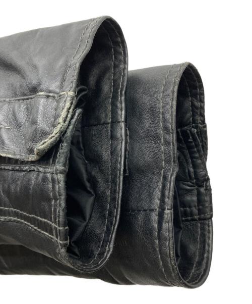G-STAR RAW（ジースターロゥ）G-STAR RAW (ジースターロゥ) レザージャケット ブラック サイズ:XLの古着・服飾アイテム